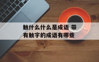 触什么什么是成语 带有触字的成语有哪些