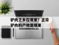 驴肉之乡在哪里？正宗驴肉的产地是哪里