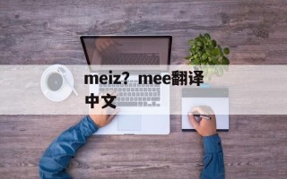 meiz？mee翻译中文