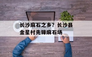 长沙麻石之乡？长沙县金星村先锋麻石场