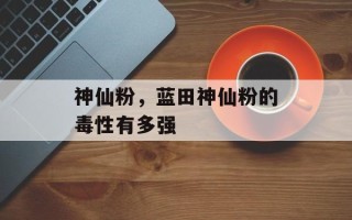 神仙粉，蓝田神仙粉的毒性有多强