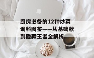 厨房必备的12种炒菜调料图鉴——从基础款到隐藏王者全解析