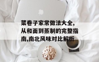 菜卷子家常做法大全,从和面到蒸制的完整指南,南北风味对比解析