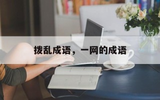拨乱成语，一网的成语