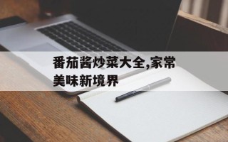 番茄酱炒菜大全,家常美味新境界