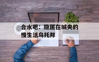 合水吧：隐匿在城央的慢生活乌托邦