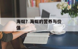 海蜓？海蜓的营养与价值