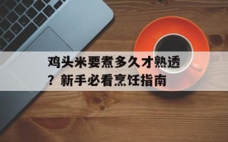 鸡头米要煮多久才熟透？新手必看烹饪指南