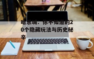 哈乐城：你不知道的20个隐藏玩法与历史秘辛