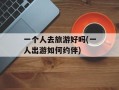 一个人去旅游好吗(一人出游如何约伴)