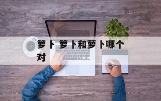 箩卜 箩卜和萝卜哪个对