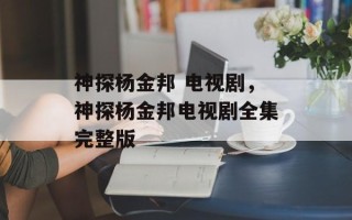 神探杨金邦 电视剧，神探杨金邦电视剧全集完整版