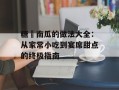 糖焗南瓜的做法大全：从家常小吃到宴席甜点的终极指南