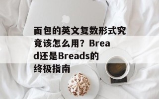 面包的英文复数形式究竟该怎么用？Bread还是Breads的终极指南