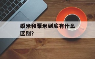 黍米和粟米到底有什么区别？