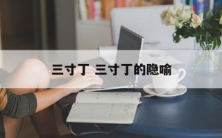 三寸丁 三寸丁的隐喻