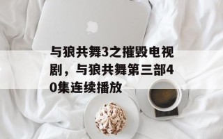 与狼共舞3之摧毁电视剧，与狼共舞第三部40集连续播放