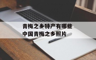 青梅之乡特产有哪些 中国青梅之乡照片