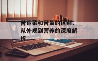 苦苣菜和苦菊的区别：从外观到营养的深度解析