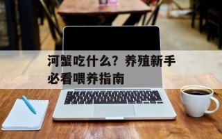 河蟹吃什么？养殖新手必看喂养指南