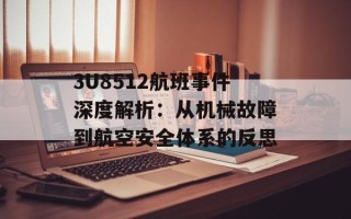 3U8512航班事件深度解析：从机械故障到航空安全体系的反思