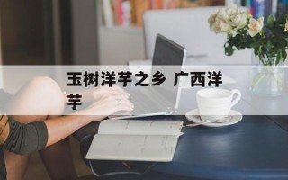 玉树洋芋之乡 广西洋芋