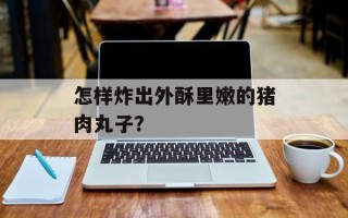 怎样炸出外酥里嫩的猪肉丸子？