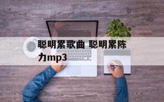 聪明累歌曲 聪明累陈力mp3