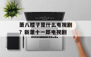 萧八腊子是什么电视剧？新萧十一郎电视剧