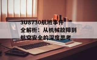 3U8730航班事件全解析：从机械故障到航空安全的深度思考