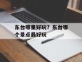 东台哪里好玩？东台哪个景点最好玩