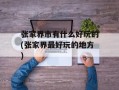 张家界市有什么好玩的(张家界最好玩的地方)