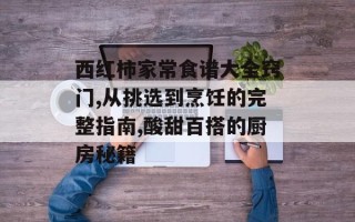 西红柿家常食谱大全窍门,从挑选到烹饪的完整指南,酸甜百搭的厨房秘籍