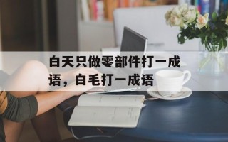 白天只做零部件打一成语，白毛打一成语