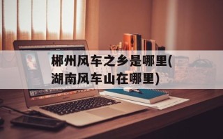 郴州风车之乡是哪里(湖南风车山在哪里)