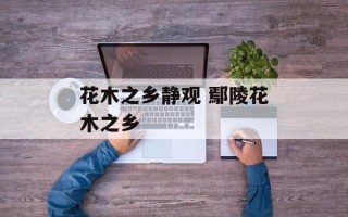 花木之乡静观 鄢陵花木之乡