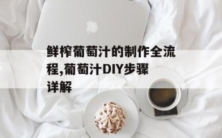 鲜榨葡萄汁的制作全流程,葡萄汁DIY步骤详解