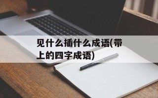见什么插什么成语(带上的四字成语)
