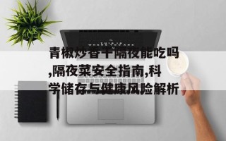 青椒炒香干隔夜能吃吗,隔夜菜安全指南,科学储存与健康风险解析