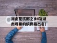 湖南是槟榔之乡吗(湖南哪里的槟榔最出名)