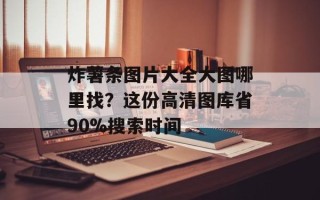 炸薯条图片大全大图哪里找？这份高清图库省90%搜索时间