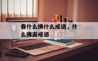 春什么拂什么成语，什么拂面成语
