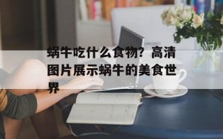 蜗牛吃什么食物？高清图片展示蜗牛的美食世界