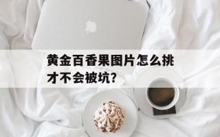 黄金百香果图片怎么挑才不会被坑？