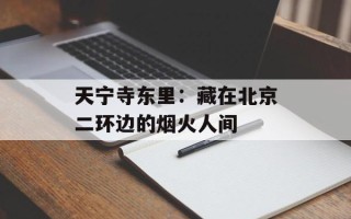 天宁寺东里：藏在北京二环边的烟火人间