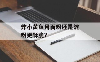 炸小黄鱼用面粉还是淀粉更酥脆？
