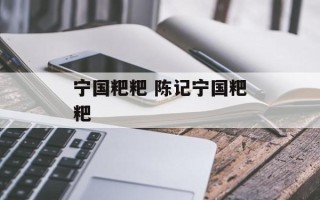 宁国粑粑 陈记宁国粑粑