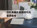 竹叶青图片拍摄技巧与鉴赏指南