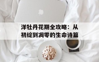 洋牡丹花期全攻略：从初绽到凋零的生命诗篇