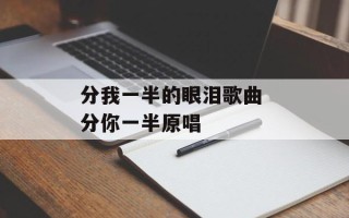 分我一半的眼泪歌曲 分你一半原唱